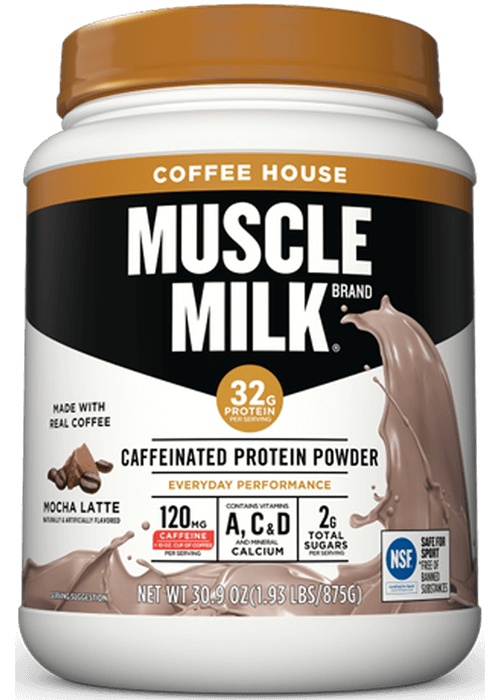 Muscle Milk Coffee House Caffeinated Protein Powder - Mocha Latte