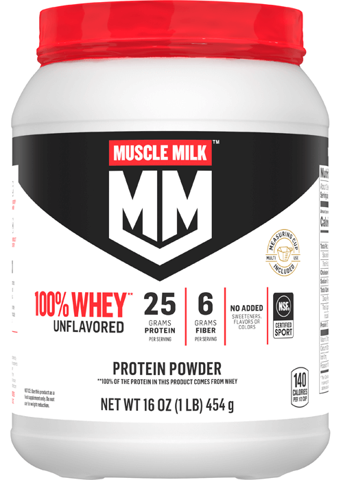 Muscle Milk 100% Whey Protein Powder - Unflavored