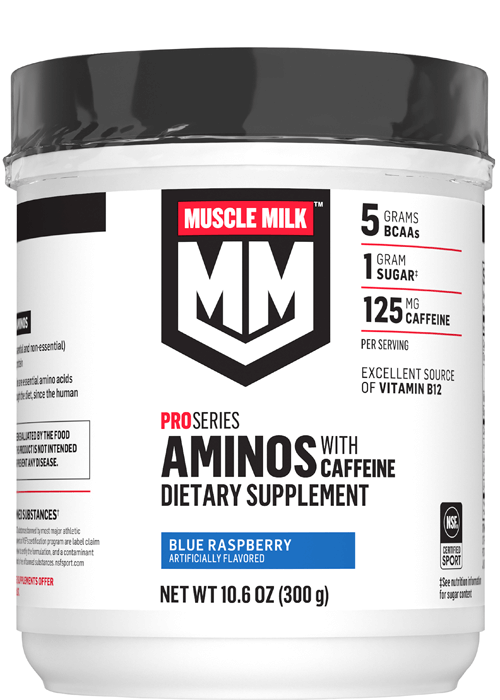 Muscle Milk Pro Series Aminos with Caffeine - Blue Raspberry