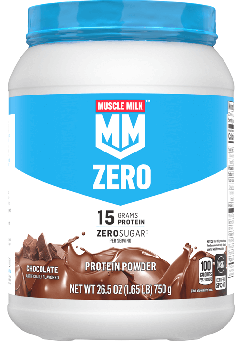 Muscle Milk Zero Sugar Protein Powder - Chocolate