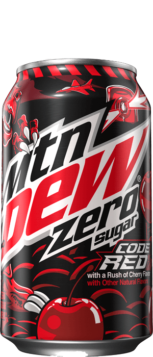 Mtn Dew Code Red Zero Sugar
