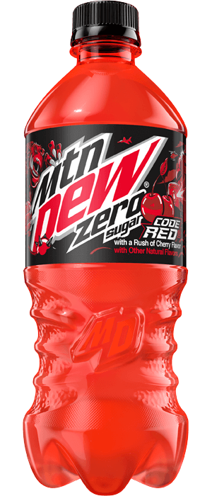 Mtn Dew Code Red Zero Sugar