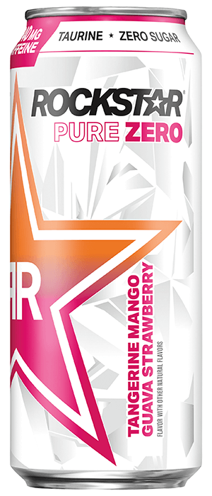 Rockstar Pure Zero - Tangerine Mango Guava Strawberry