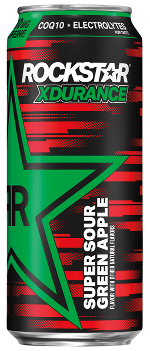 Rockstar XDurance - Super Sour Green Apple