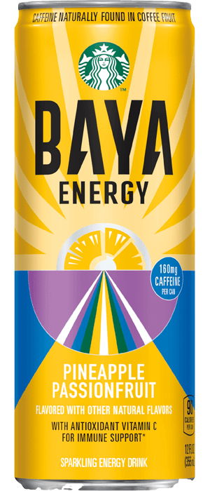Starbucks Baya Energy Drink - Pineapple Passionfruit