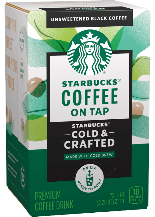 Starbucks Cold & Crafted On Tap - Unsweetened Black Coffee