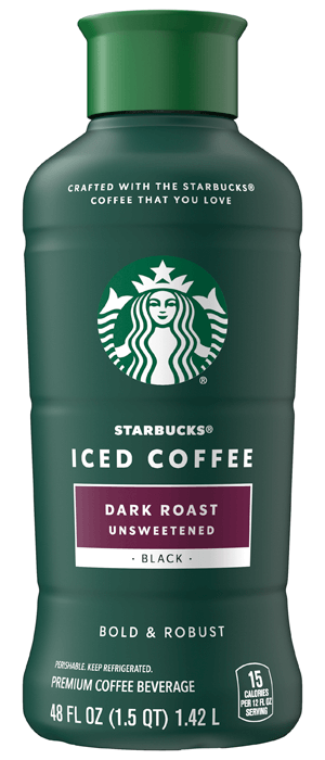Starbucks Dark Roast Unsweetened Iced Coffee