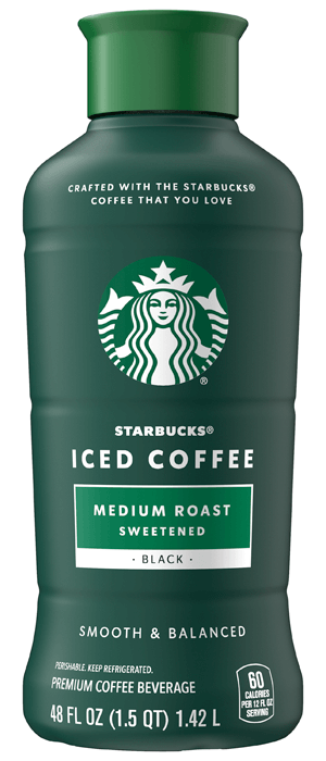 Starbucks Medium Roast Subtly Sweet Iced Coffee