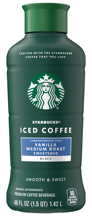 Starbucks Medium Roast Vanilla Sweetened Iced Coffee