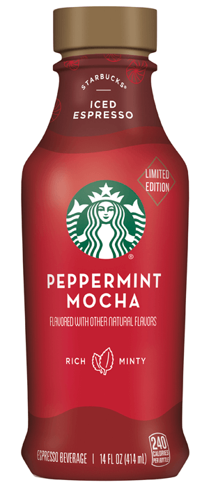 Starbucks Iced Latte - Peppermint Mocha