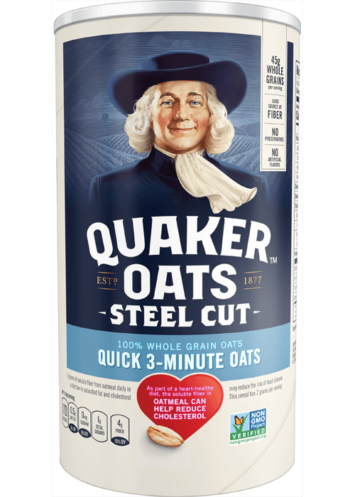 Quaker Steel Cut Quick 3 Minute Oats