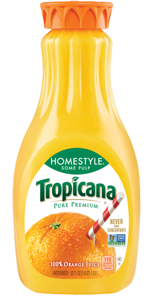 Tropicana Pure Premium - Orange Juice - Some Pulp (Homestyle)