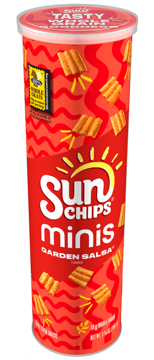 SunChips Whole Grain Snacks - Minis - Garden Salsa Flavored