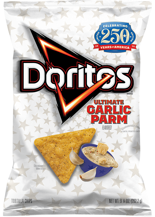 Doritos Tortilla Chips - Ultimate Garlic Parm Flavored