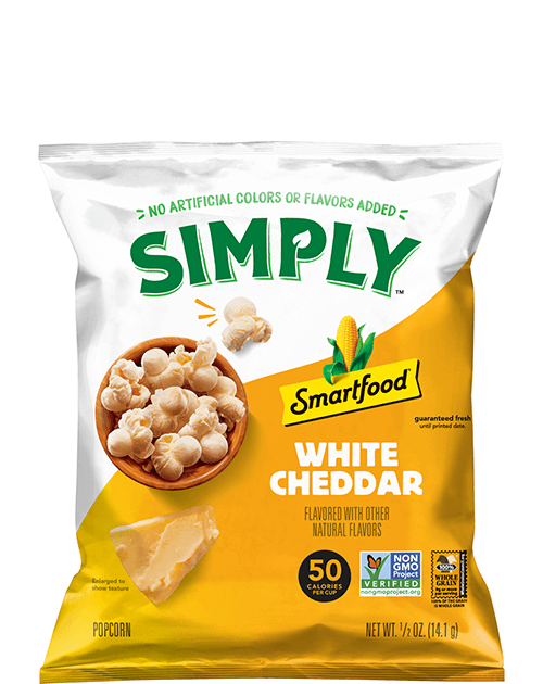 Simply Smartfood Popcorn - White Cheddar