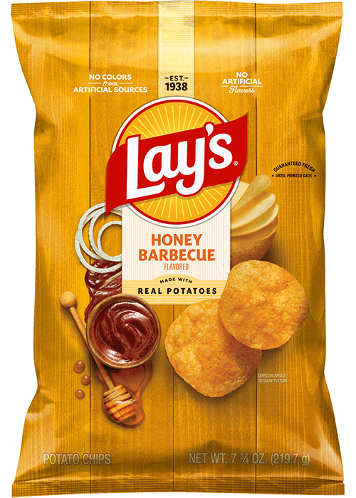 Lay's Potato Chips - Honey Barbecue Flavored
