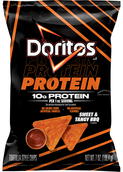 Doritos Protein Tortilla Style Chips - Sweet & Tangy BBQ Flavored