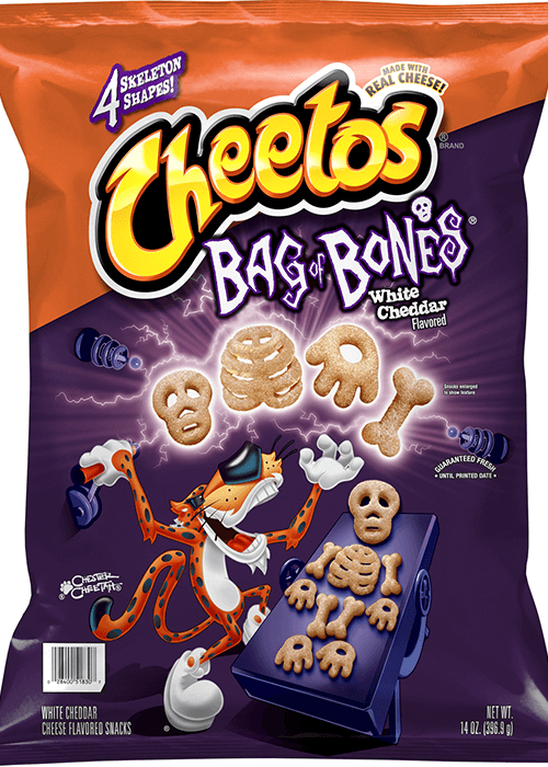 Cheetos Bag Of Bones Cheese Flavored Snacks - White Cheddar Flavored