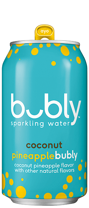 bubly sparkling water - coconut pineapple