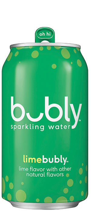 bubly sparkling water - lime