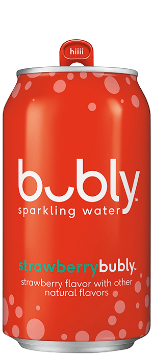 bubly sparkling water - strawberry