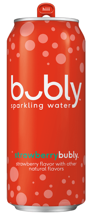 bubly sparkling water - strawberry