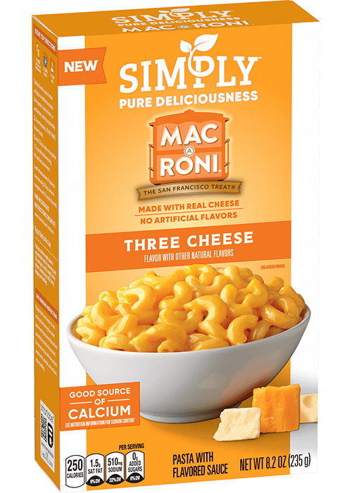 Mac A Roni Simply Pasta - Three Cheese