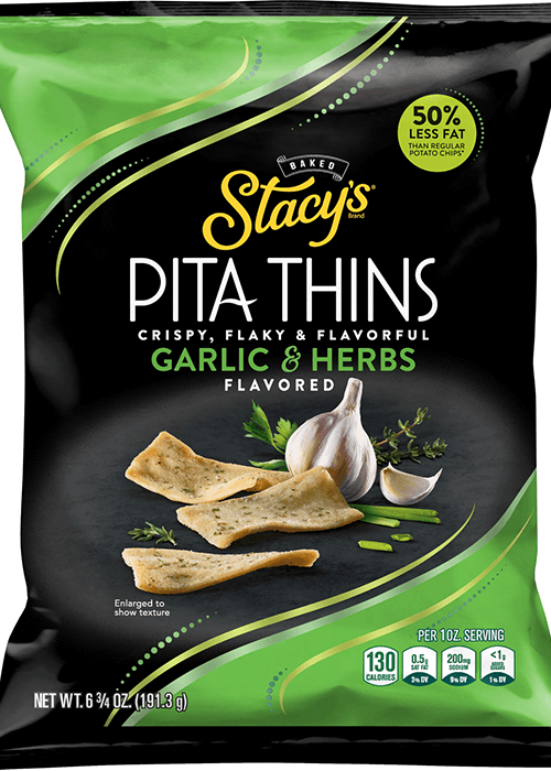 Stacy's Baked Pita Thins - Garlic & Herbs Flavored