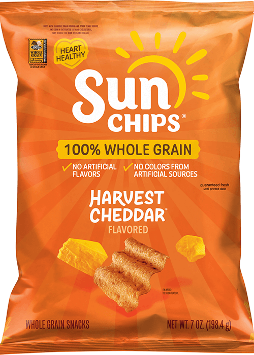 SunChips Flavored Whole Grain Snacks - Harvest Cheddar