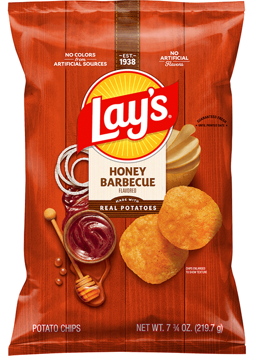 Lay's Potato Chips - Honey Barbecue Flavored