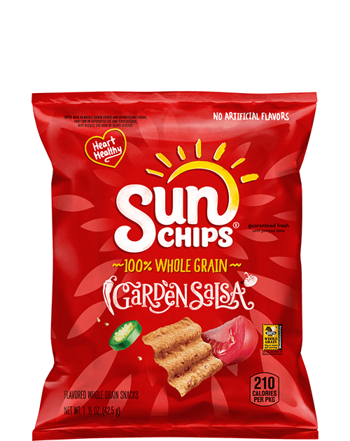 SunChips Flavored Whole Grain Snacks - Garden Salsa