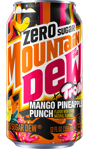 Mountain Dew Zero Sugar x Trolli Mango Pineapple Punch