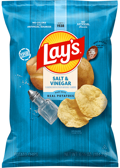 Lay's Potato Chips - Salt & Vinegar Flavored