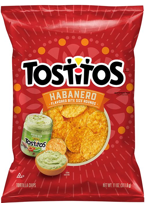 Tostitos Tortilla Chips - Habanero Flavored Bite Size Rounds