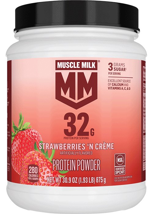 Muscle Milk Genuine Protein Powder - Strawberries 'N Crème