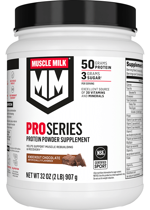 Muscle Milk Pro Series Protein Powder Supplement - Knockout Chocolate
