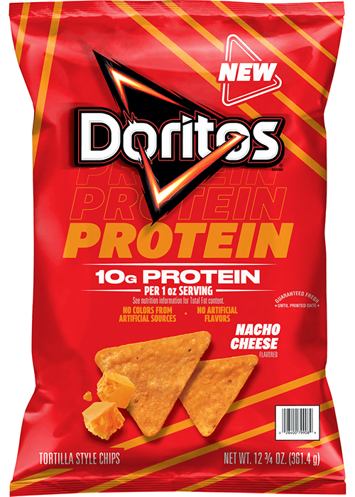 Doritos Protein Tortilla Style Chips - Nacho Cheese Flavored