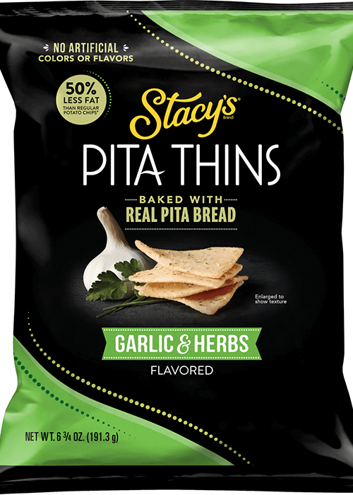 Stacy's Baked Pita Thins - Garlic & Herbs Flavored