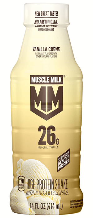 Muscle Milk High Protein Shake with Ultra-Filtered Milk - Vanilla Crème