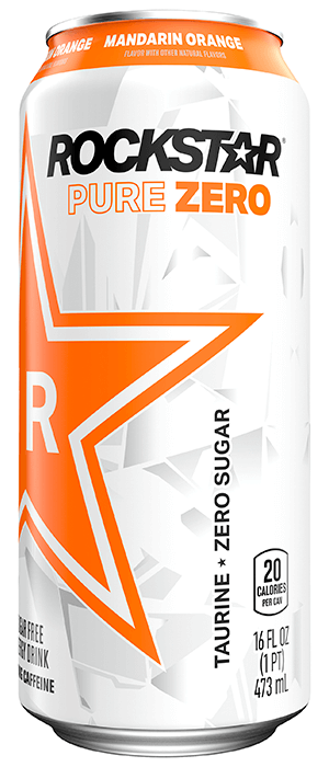 Rockstar Pure Zero Fruit Punch Energy Drink - 16 fl oz can