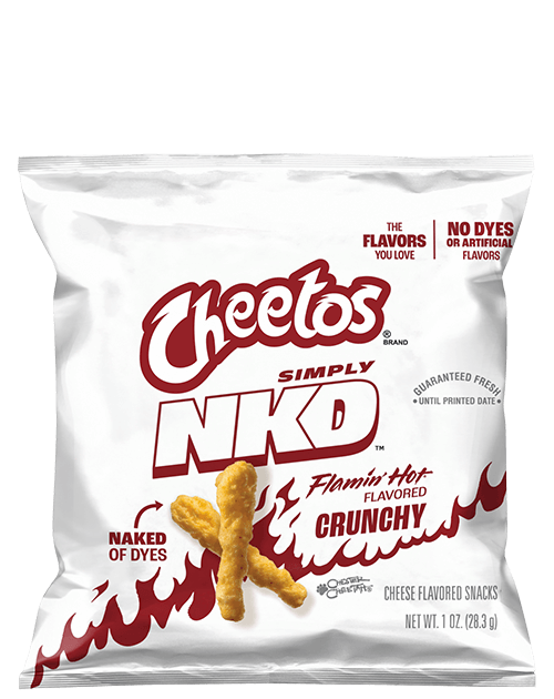 Cheetos Simply NKD Crunchy Cheese Flavored Snacks - Flamin' Hot Flavored