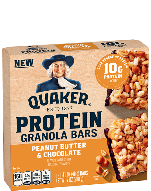 Quaker Protein Granola Bars - Peanut Butter & Chocolate