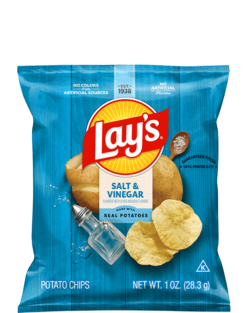 Lay's Potato Chips - Salt & Vinegar Flavored
