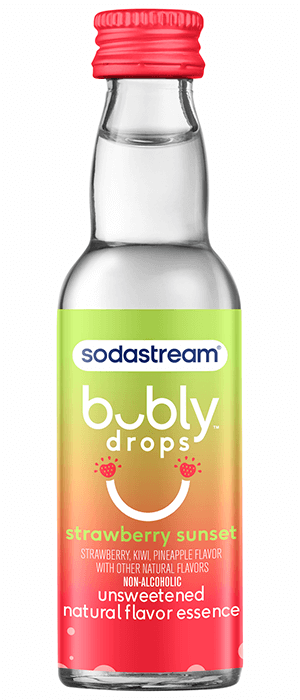 bubly drops sodastream - strawberry sunset