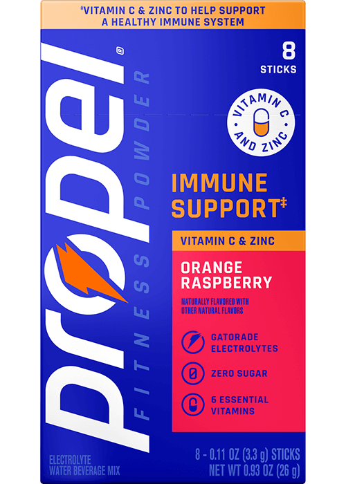 Propel Immune Support Powder - Orange Raspberry