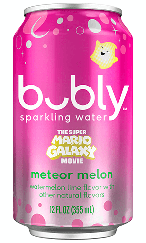 bubly sparkling water - meteor melon
