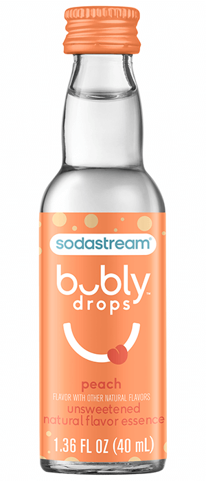 bubly drops sodastream - peach