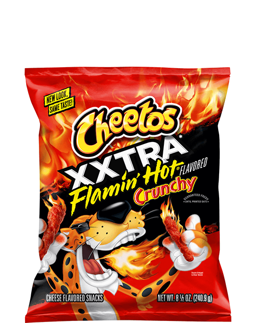 Cheetos Crunchy Xxtra Flamin' Hot Cheese Flavored Snacks, 8.5 oz