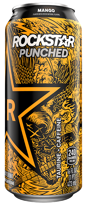 Rockstar Energy Drink, Orangeade 16 Fl Oz