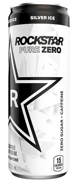 Rockstar Energy Drink, Zero Calorie, Silver Ice 16 fl oz (473 ml